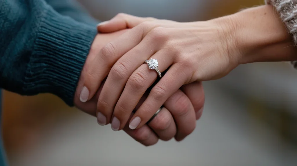 Couple holding hands symbolizing trust and connection through guidance from the I Ching for Relationships and relationship readings.